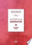 Libro Acceso a la abogacía