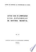 Actas das II Jornadas Luso-Espanholas de História Medieval