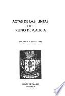 Actas de las juntas del reino de Galicia: 1642-1647