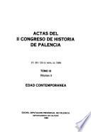 Actas del II Congreso de Historia de Palencia: v. 1, Edad moderna. v. 2, Edad contemporanea
