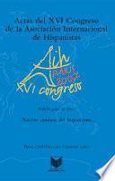 Libro Actas del XVI Congreso de la Asociación Internacional de Hispanistas