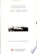 Libro Agua y agricultura