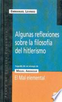 Libro Algunas Reflexiones Sobre la Filosofia del Hitlerismo