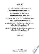 Allgemeines Künstlerlexikon bio-bibliographischer Index A-Z