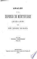 Anales de la defensa de Montevideo, 1842-1851