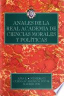 Anales de la Real Academia de Ciencias Morales y Políticas
