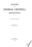 Libro Anales de la Sociedad Científica Argentina