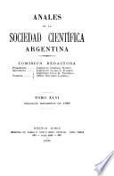 Libro Anales de la Sociedad Científica Argentina