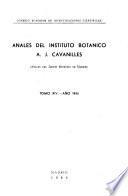 Anales del Instituto Botánico A. J. Cavanilles