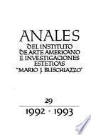 Anales del Instituto de Arte Americano e Investigaciones Estéticas Mario J. Buschiazzo.