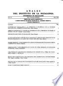 Anales del Instituto de la Patagonia
