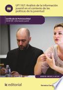 Libro Análisis de la información juvenil en el contexto de las políticas de la juventud. SSCE0109