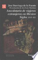 Libro Anecdotario de viajeros extranjeros en México