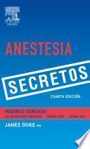 Libro Anestesia. Secretos