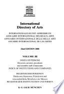Annuaire International Des Beaux-arts
