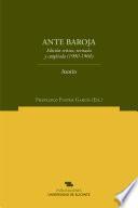 Libro Ante Baroja