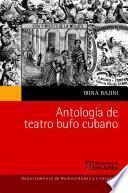 Antología del Teatro Bufo