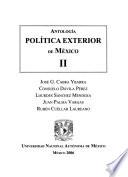 Antología Política exterior de México