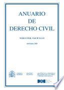 Anuario de Derecho Civil (Tomo LXXIII, fascículo II, abril-junio 2020)