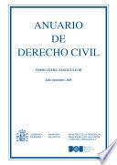 Anuario de Derecho Civil (Tomo LXXIII, fascículo III, julio-septiembre 2020)