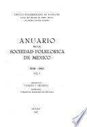 Anuario de la Sociedad Folklórica de México