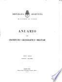 Anuario del Instituto Geográfico Militar de la República Argentina