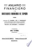 Anuario financiero y de sociedades anónimas de España