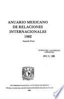 Anuario mexicano de relaciones internacionales