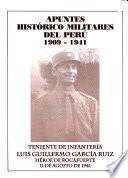 Apuntes histórico militares del Perú, 1909-1941