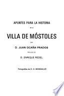 Apuntes para la historia de la villa de Móstoles