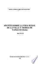 Apuntes sobre la vida rural de la villa y tierra de Yanguas (Soria)