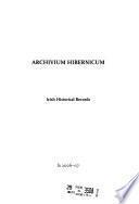 Archivium hibernicum