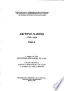 Archivo Nariño: 1795-1810