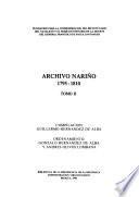 Archivo Nariño: Continúa infancia y juventud, 1795-1810