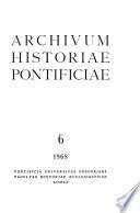 Archivum historiae pontificiae