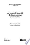 Libro Avisos del Madrid de los Austrias y otras noticias