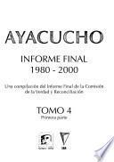 Ayacucho: Casos del Departamento de Ayacucho reportados a la CVR