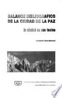 Balance bibliográfico de la ciudad de La Paz