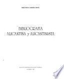 Bibliografía alicantina y alicantinista