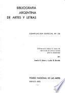 Bibliografía básica de obras de referencia de artes y letras para la Argentina
