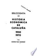 Bibliografía de historia económica de Cataluña, 1950-1970