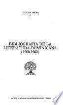 Bibliografía de la literatura dominicana (1960-1982)