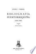 Bibliografía puertorriqueña (1493-1930)