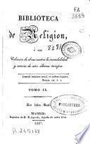 Biblioteca de religión: (1827. 318 p.)