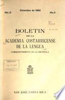 Boletín de la Academia Costarricense de la Lengua