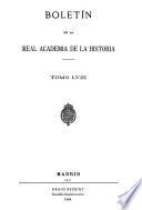 Libro Boletín de la Real Academia de la Historia
