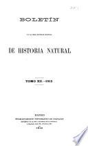 Boletín de la Real Sociedad Española de Historia Natural