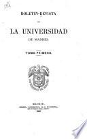 Boletin-revista de la Universidad de Madrid