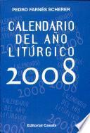 Calendario del año litúrgico 2008