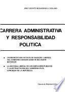Carrera administrativa y responsabilidad política